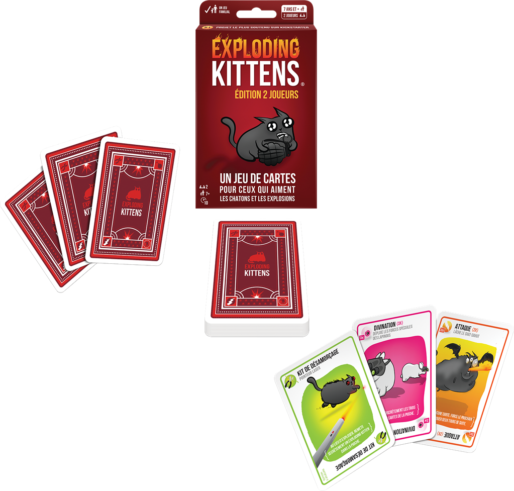 Exploding Kittens : Édition 2 Joueurs