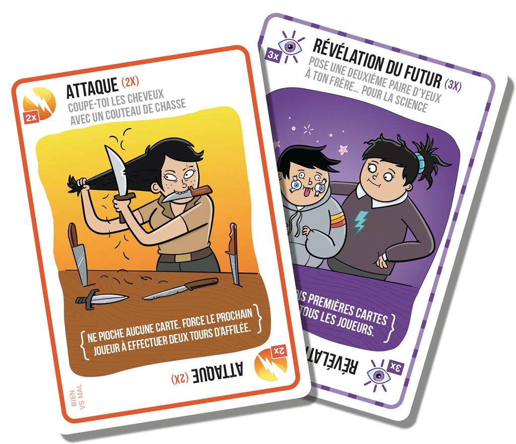 Exploding Kittens : Bien vs Mal