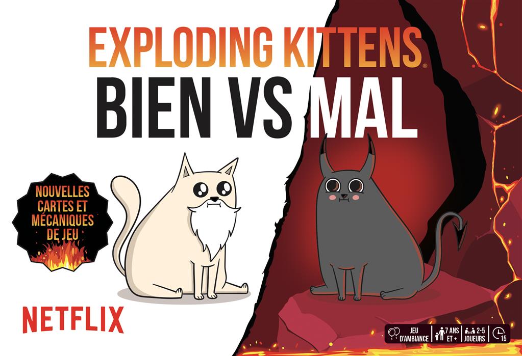 Exploding Kittens : Bien vs Mal