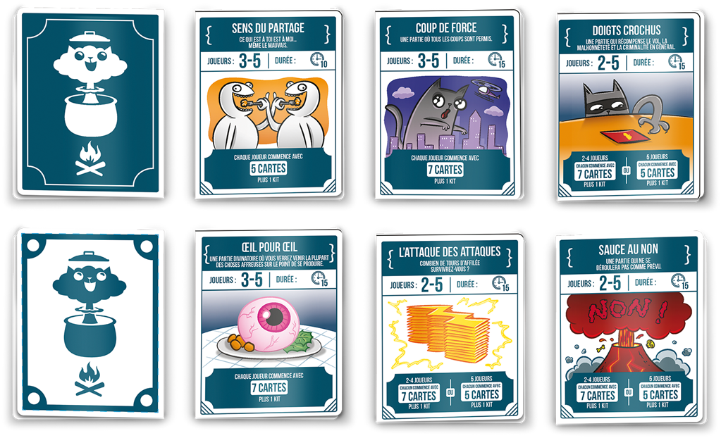 Exploding Kittens : Recettes Chatastrophiques