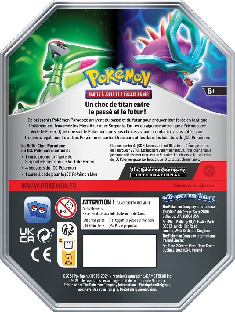 Pokémon : Pokebox Serpente-Eau/Vert-de-Fer-ex