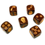 Zombicide : Set de Dés marron