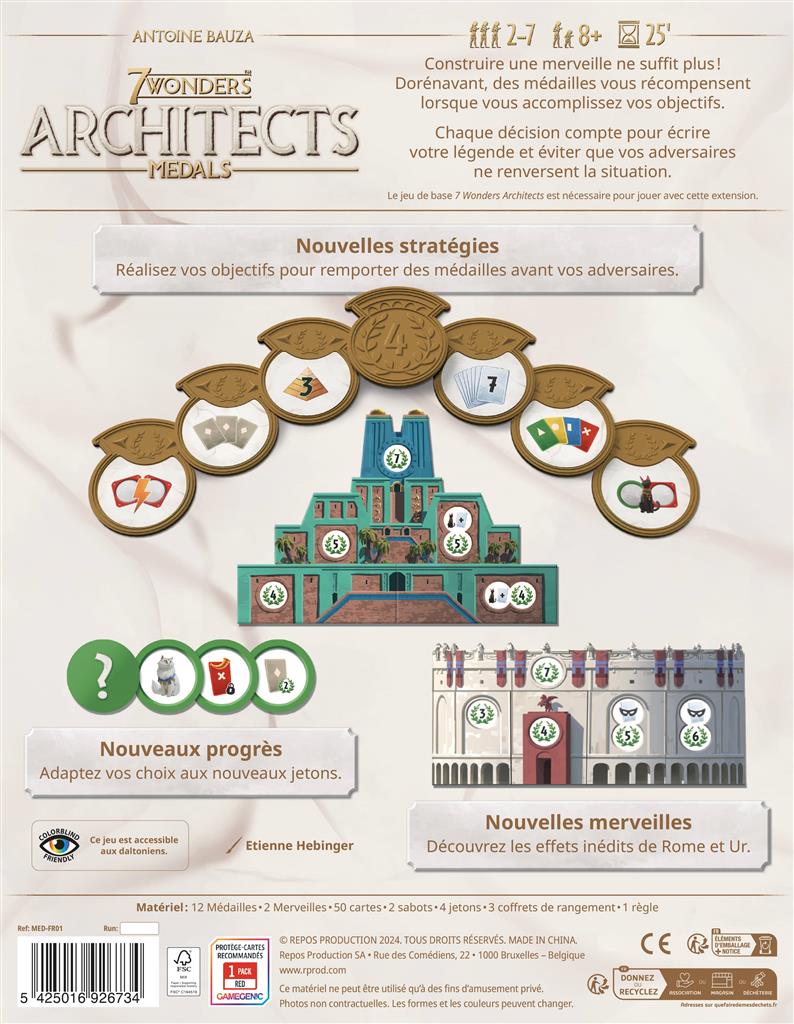 7 Wonders Architects : Medals (Ext)