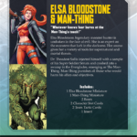 Marvel Crisis Protocol: Elsa Bloodstone & Man-Thing