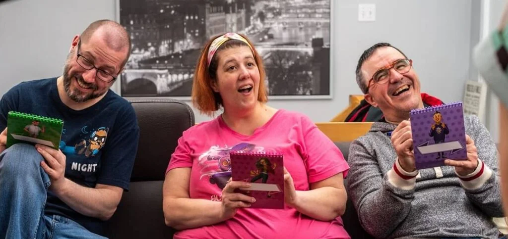 Partie du jeu de société Fous à lier