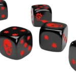 Zombicide : Dés Spéciaux Noirs et Blanc