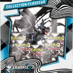 Pokémon : Portfolio(A4) + 5 boosters Foudre Noire