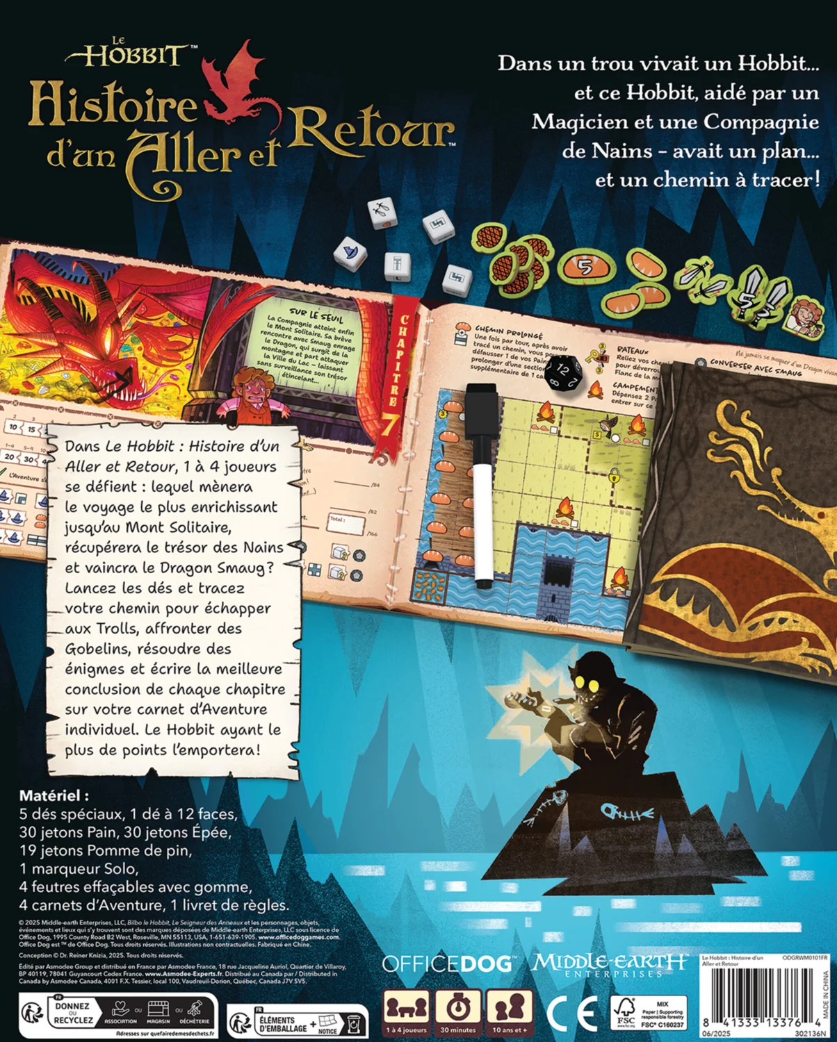 Boîte du jeu Le Hobbit : Histoire d'un Aller et Retour