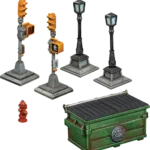 Marvel Crisis Protocol: NYC City Block Collection (Terrain)
