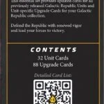 SWL: Galactic Republic (Card Pack)