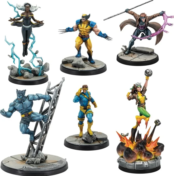 Xmen Starter Set Figurines Marvel Crisis Protocol