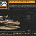 SWL: X-34 Landspeeder​​​ (Reissue)