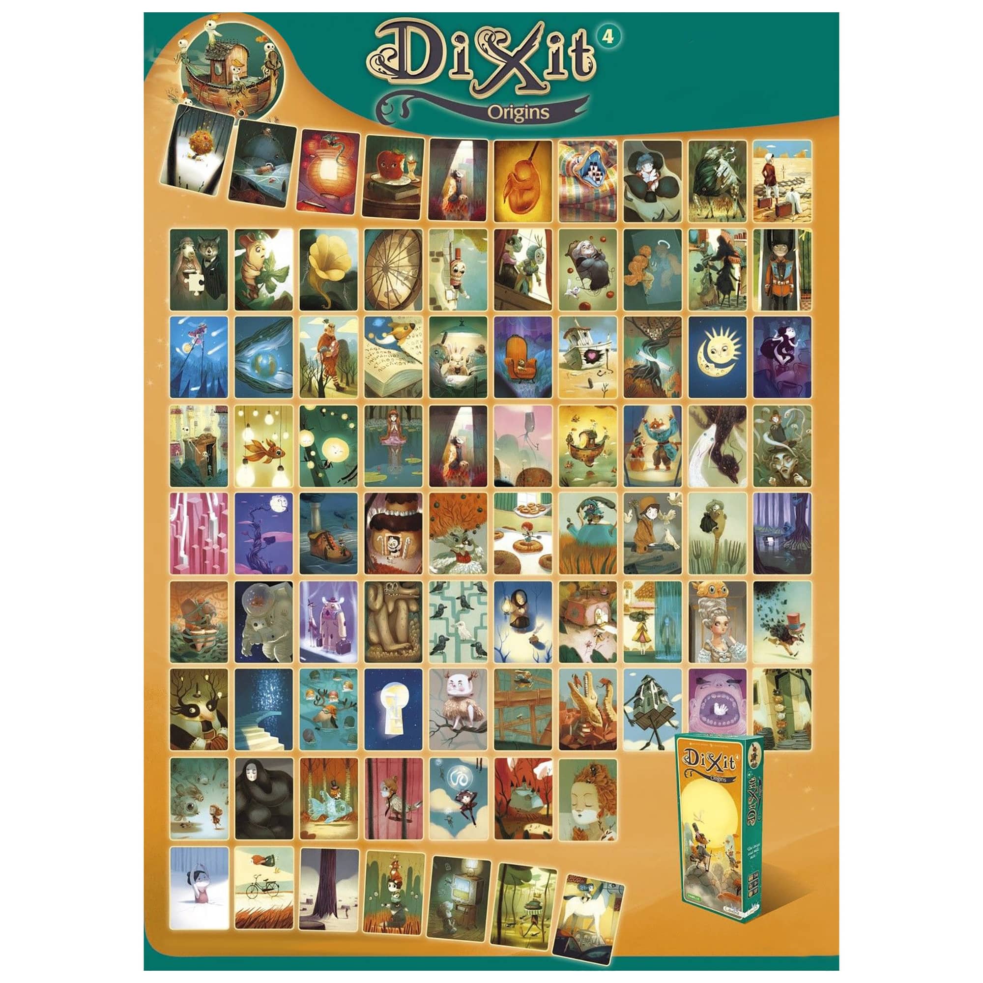 Dixit 4 Origins Board Game - Asmodee Italia