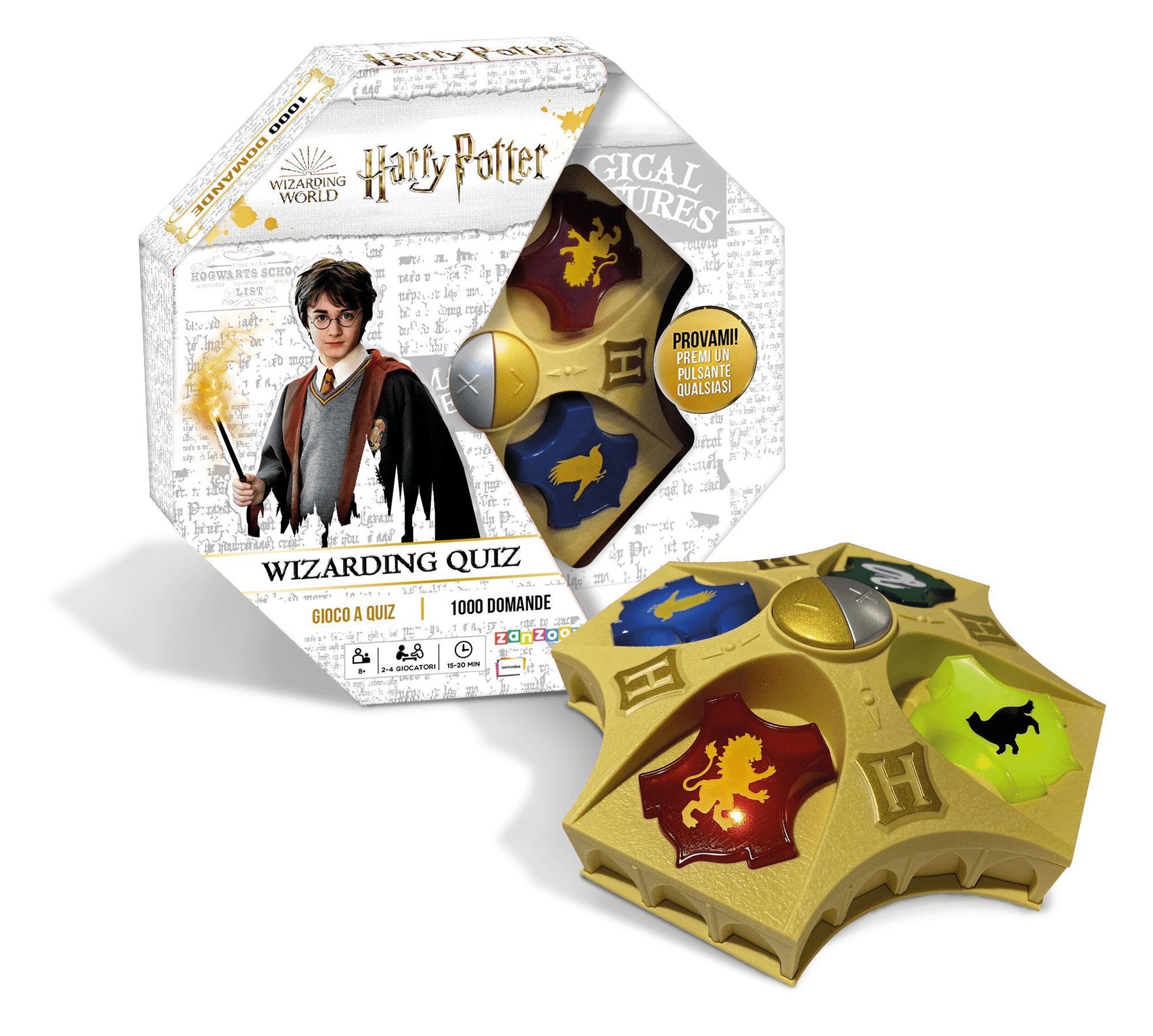Jeu de culture générale Tomy Jeu interactif Harry Potter Le quiz des 4