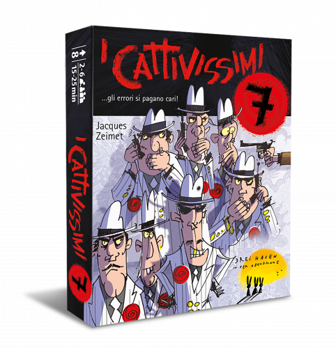 I Cattivissimi 7 Gioco da Tavolo 2-6 Giocatori 8+ Anni Edizione