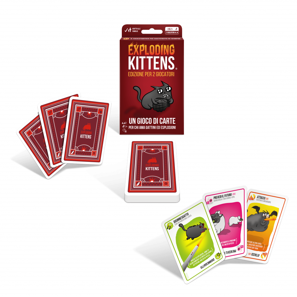 Exploding Kittens – Edizione per 2 giocatori