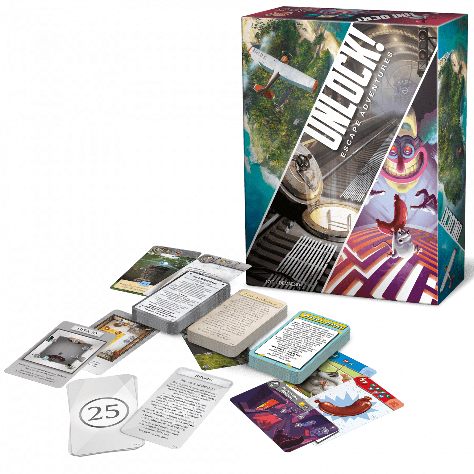 Asmodee Unlock! Kids – Gioco Da Tavolo Escape Room Per Bambini Dai 6 Anni, 3 Avventure In Italiano, 1-4 Giocatori