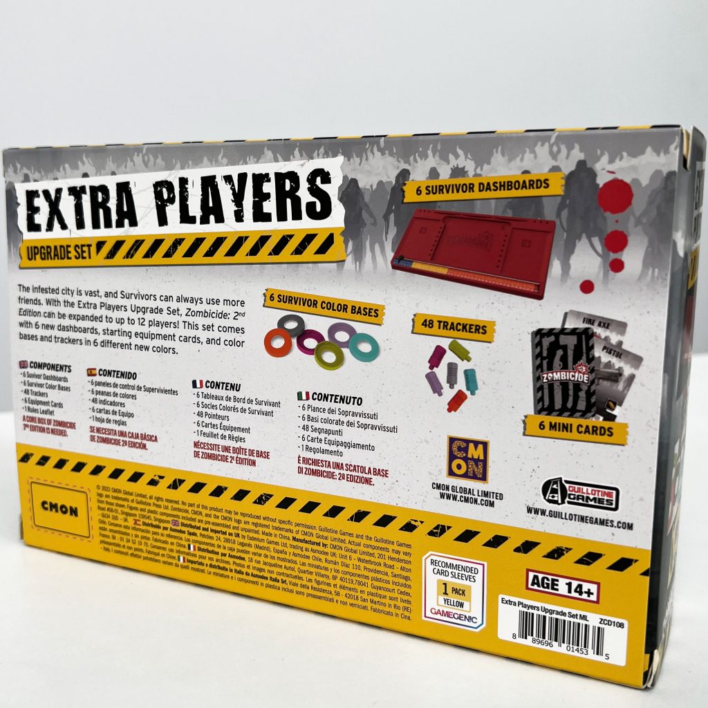 Zombicide 2a Ed. – Extra Players Upgrade Set