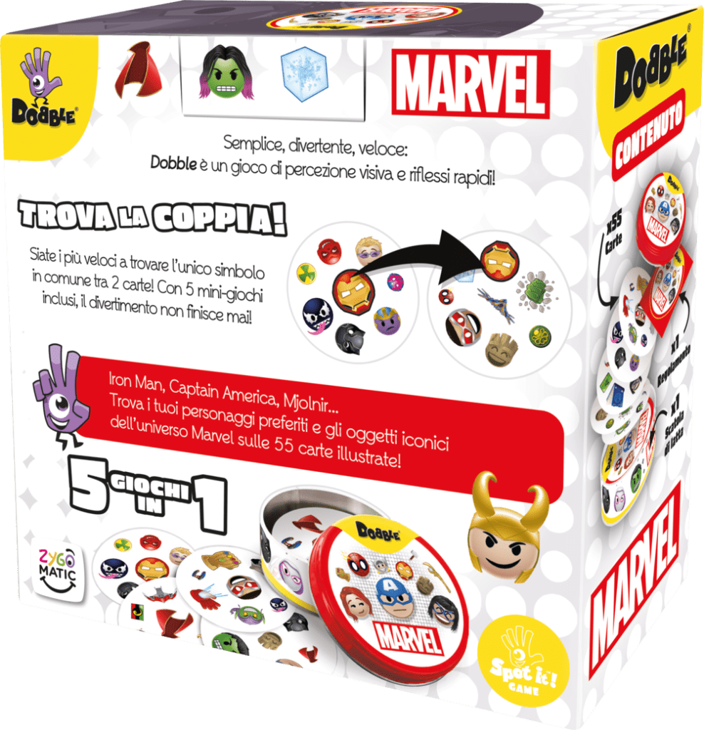 Dobble Marvel Board Game - Asmodee Italia
