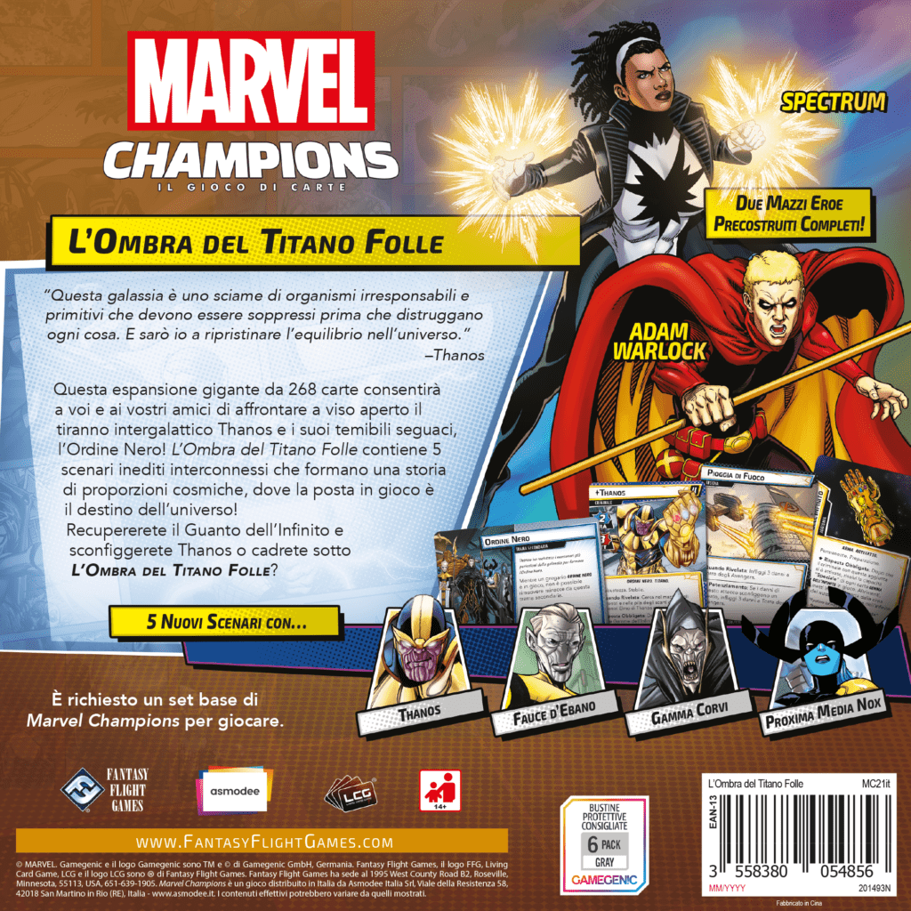 Marvel Champions LCG – L’Ombra del Titano Folle