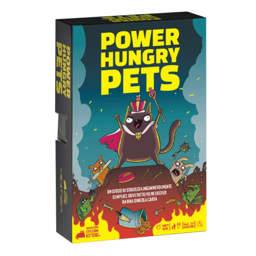 Asmodee Power Hungry Pets Gioco Da Tavolo, 2-6 Giocatori, 7+ Anni, Italiano