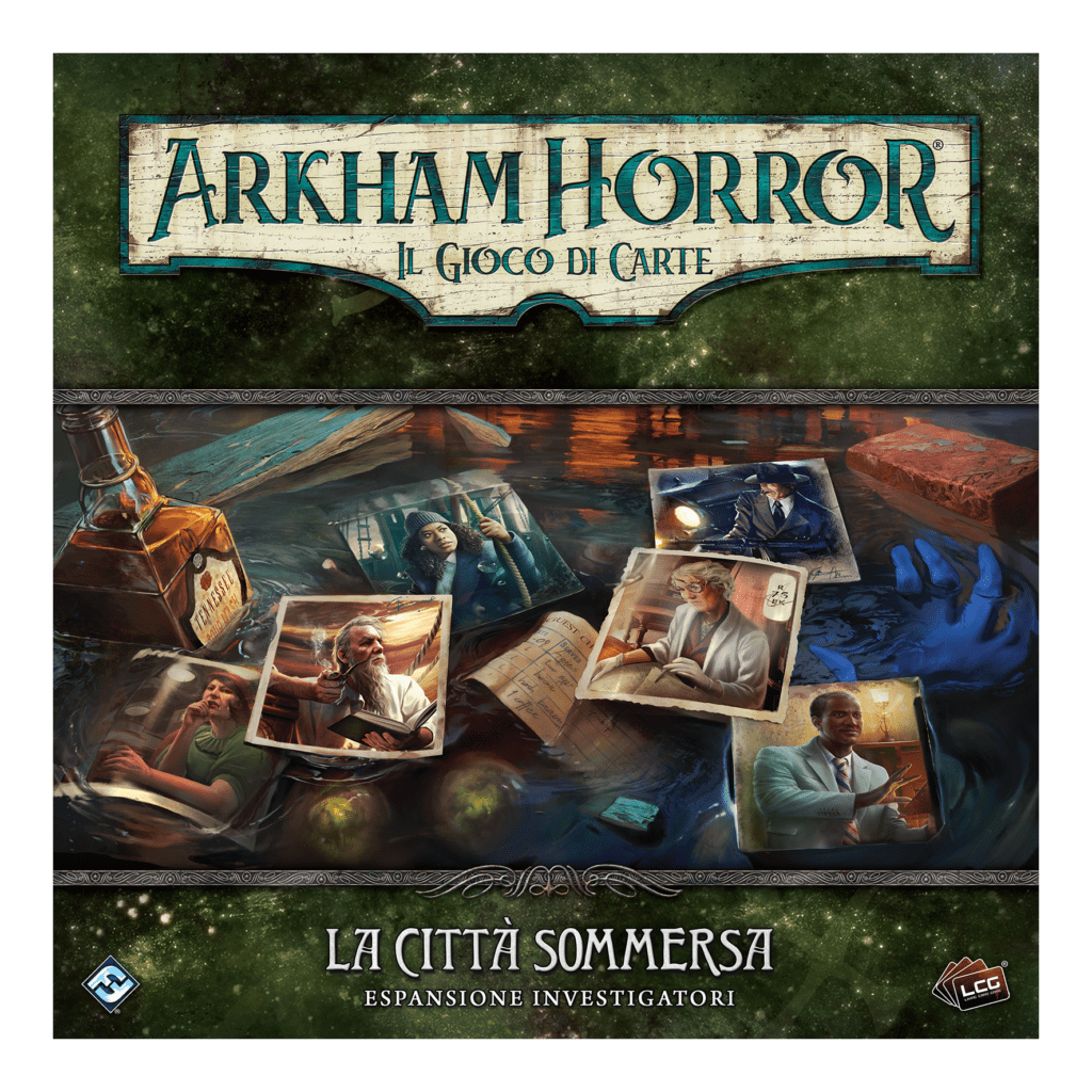 Tappetino Giocatore Arkham Horror LCG &ndash; Tema Investigatore Marrone &ndash; Fantasy