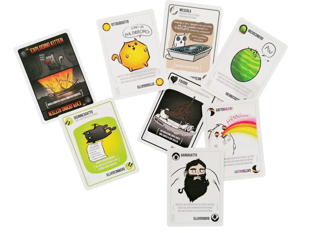 Exploding Kittens 2 Giocatori - Gioco Di Carte Esplosivo E Strategico, Versione Compatta