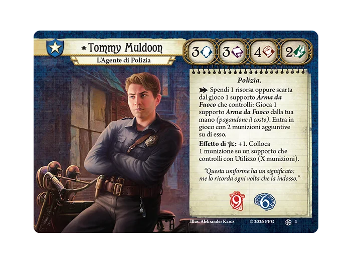 Arkham Horror LCG - Investigatore Tommy Muldoon