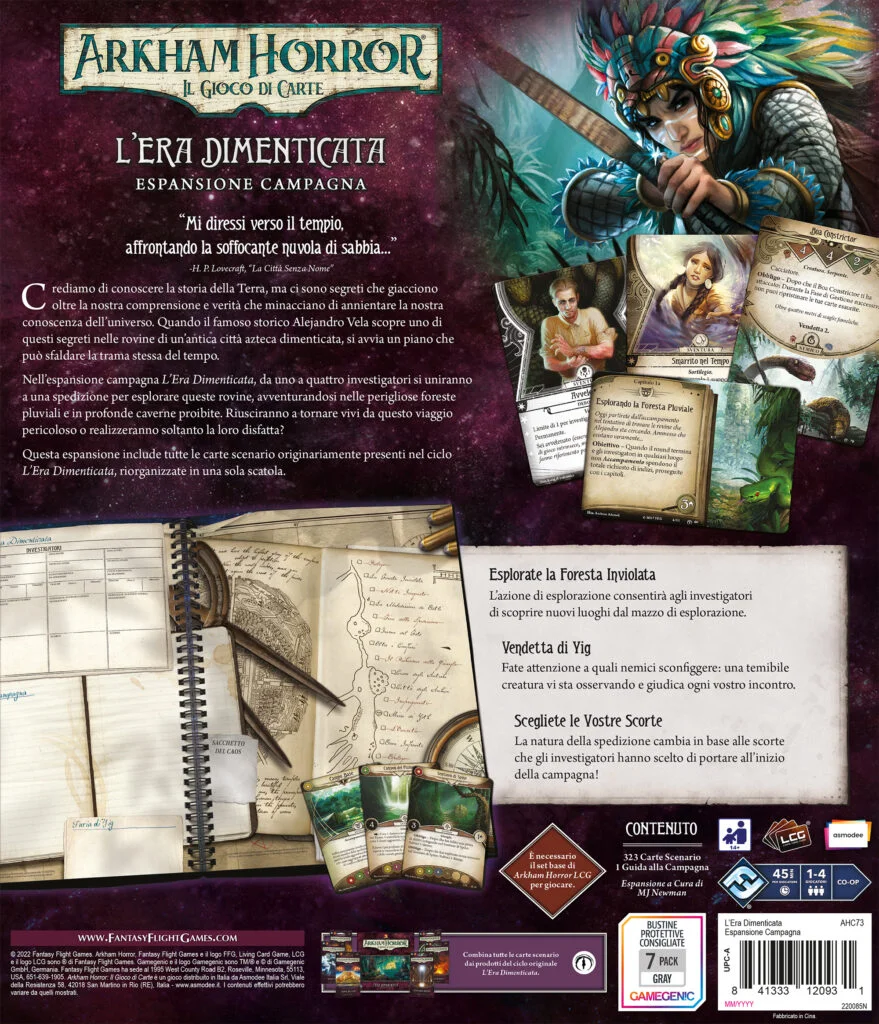 Arkham Horror LCG - L'Era Dimenticata, Esp. Investigatori