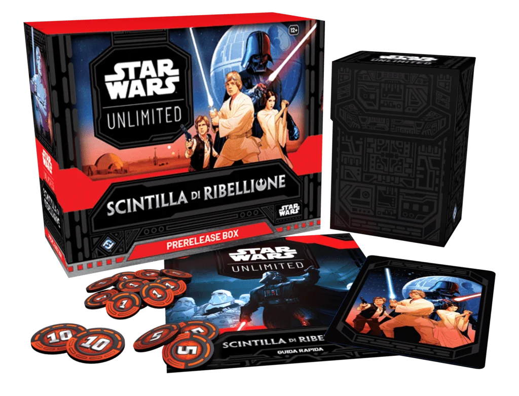Star Wars: Unlimited – Scintilla di Ribellione Prerelease Box Star Wars: Unlimited – Scintilla di Ribellione Prerelease Box