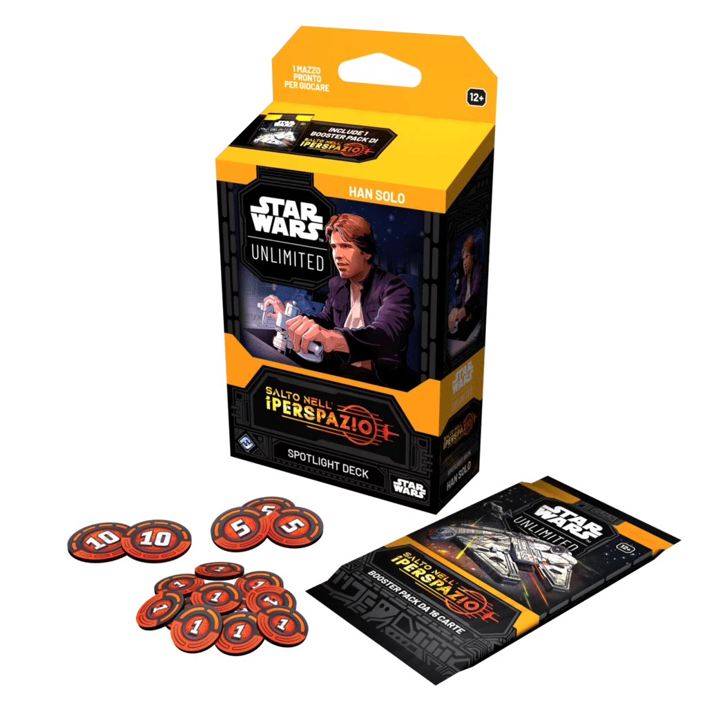 Star Wars: Unlimited – Salto nell’Iperspazio Spotlight Deck Han Solo Star Wars: Unlimited – Salto nell’Iperspazio Spotlight Deck Han Solo
