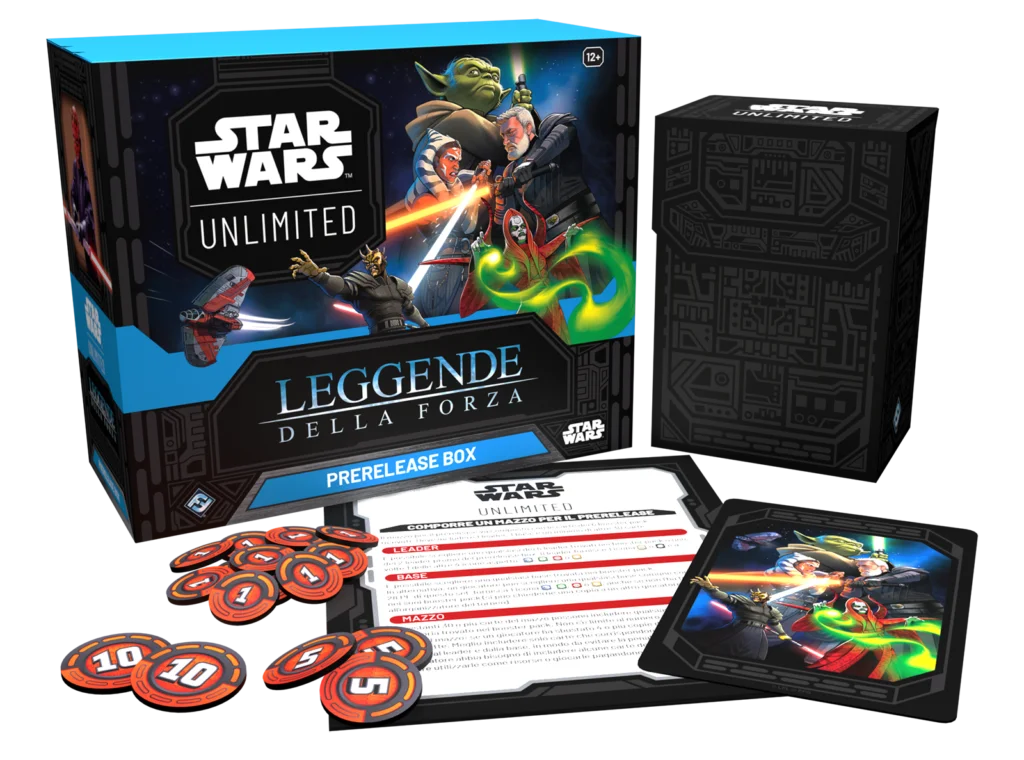 Star Wars: Unlimited – Leggende della Forza Prerelease Box Star Wars: Unlimited – Leggende della Forza Prerelease Box