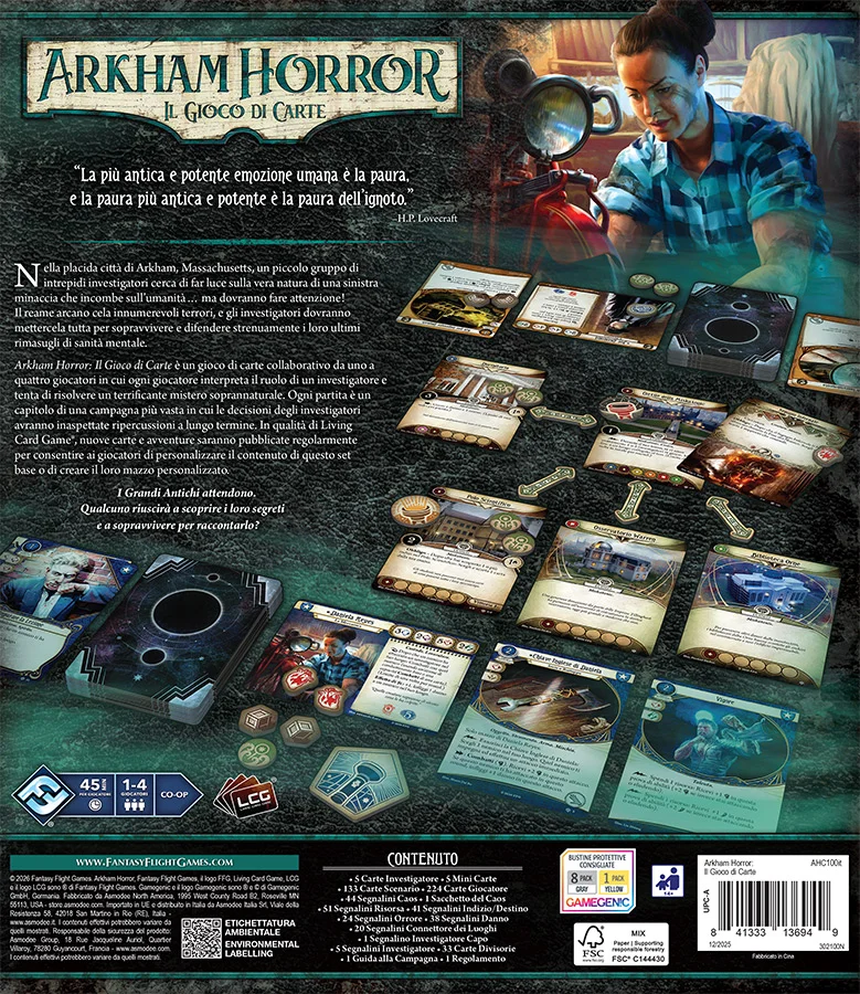 Arkham Horror: Il Gioco di Carte (Capitolo 2) back