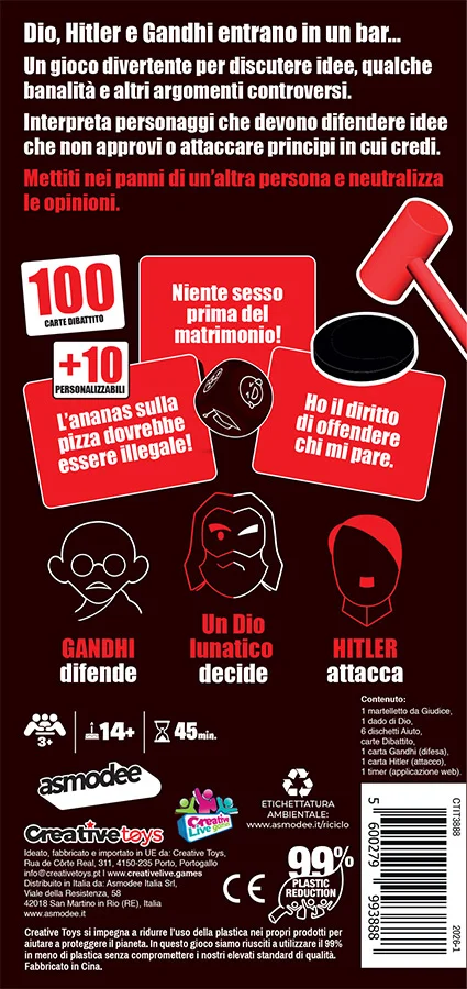 Dio, Hitler e Gandhi entrano in un bar… back