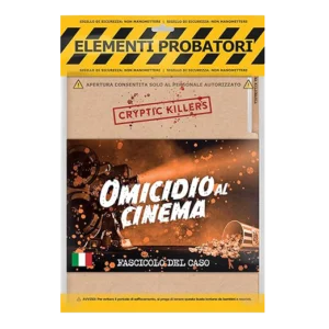 Omicidio al Cinema busta