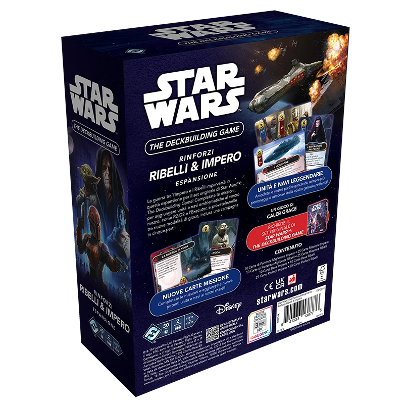 Star Wars: The Deckbuilding Game – Rinforzi Ribelli & Impero back