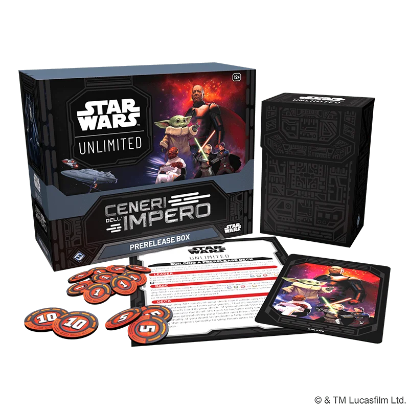 Star Wars: Unlimited - Ceneri dell’Impero Prerelease Box cont