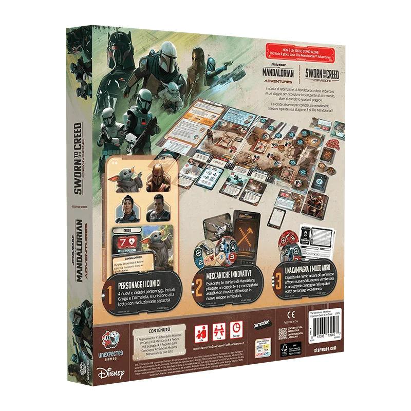The Mandalorian Adventures - Sworn to the Creed back