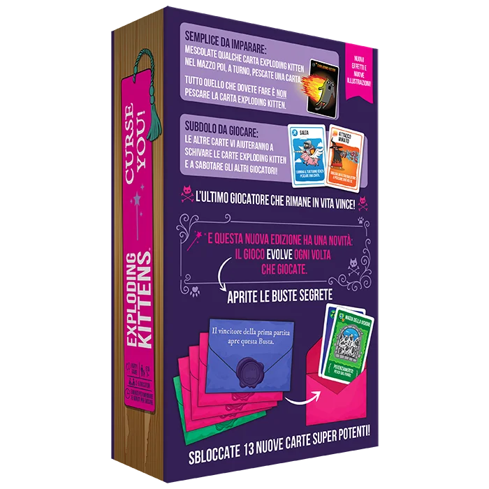 Exploding Kittens – Curse You! back