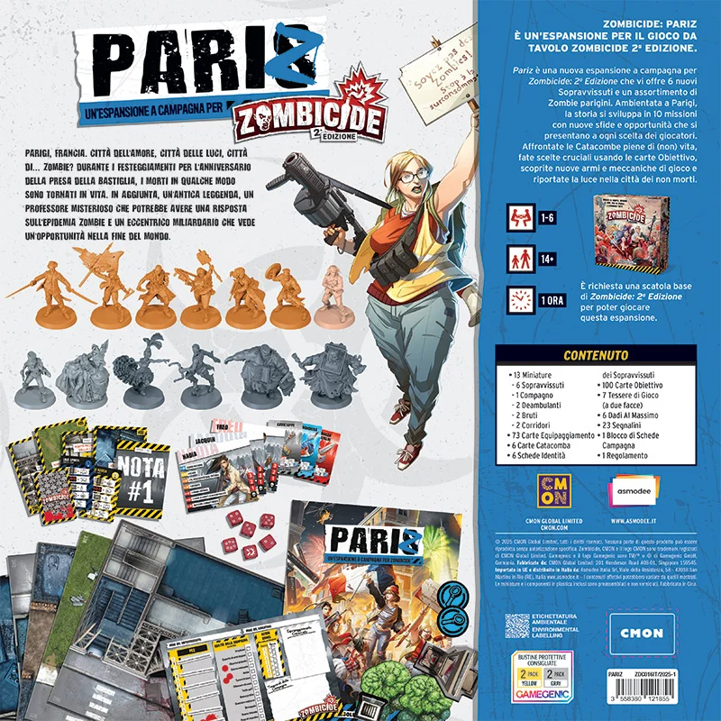 Zombicide 2a Ed. - Pariz back