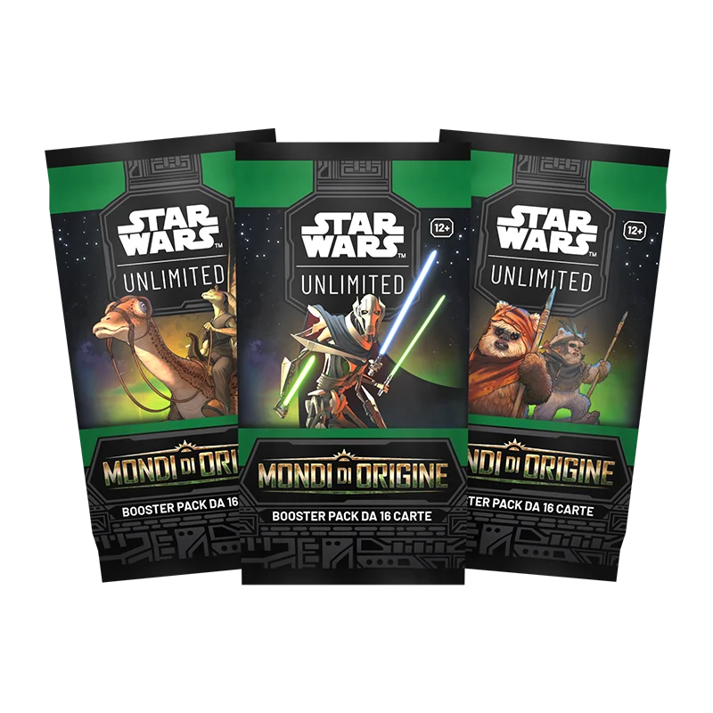 Star Wars: Unlimited - Mondi di Origine Booster Pack bustine