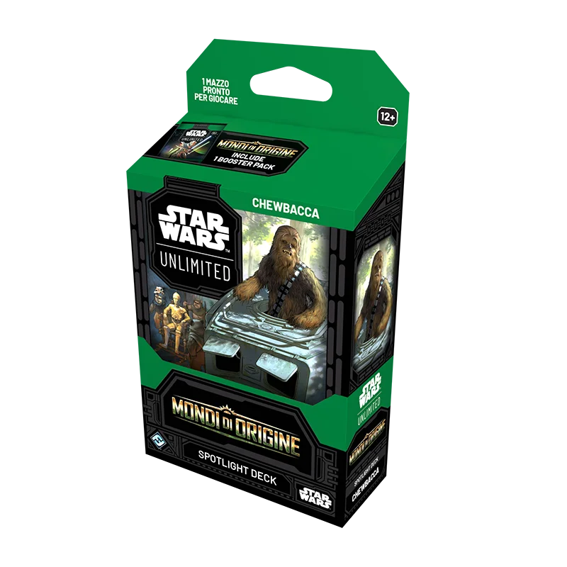 Star Wars: Unlimited - Mondi di Origine Spotlight Deck Chewbacca box