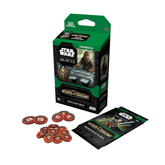 Star Wars: Unlimited - Mondi di Origine Spotlight Deck Chewbacca comp