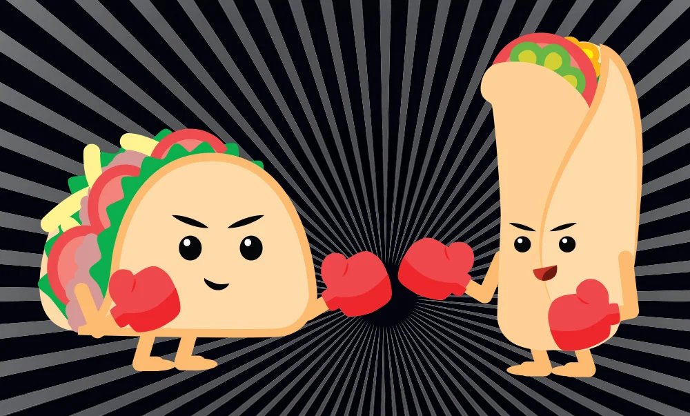 Taco VS Burrito prox