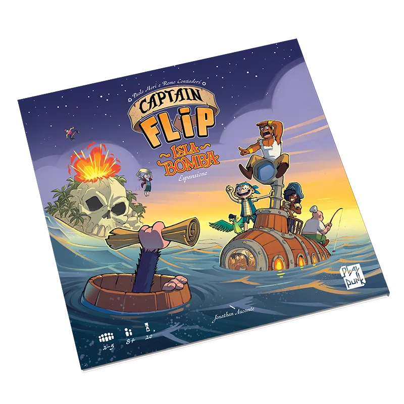 Captain Flip – Isla Bomba box