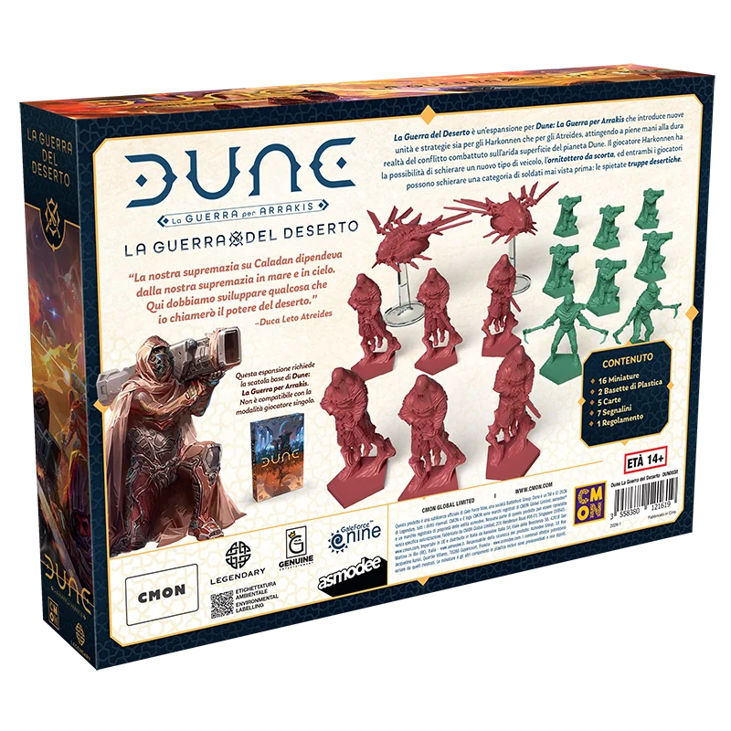 Dune: La Guerra per Arrakis – La Guerra del Deserto back