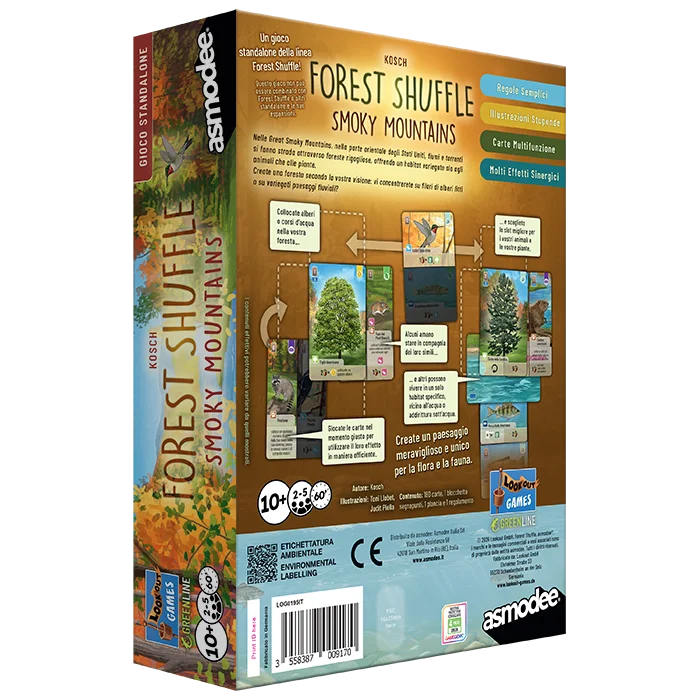 Forest Shuffle: Smoky Mountains back