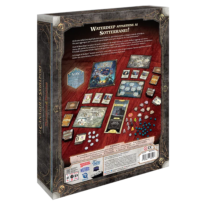 I Lord di Waterdeep – Le Canaglie di Skullport back