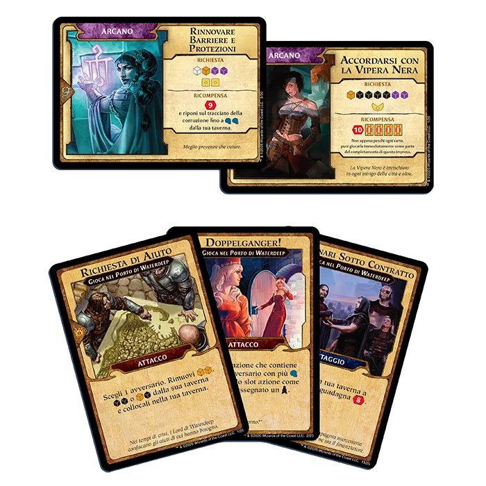 I Lord di Waterdeep – Le Canaglie di Skullport carte 2