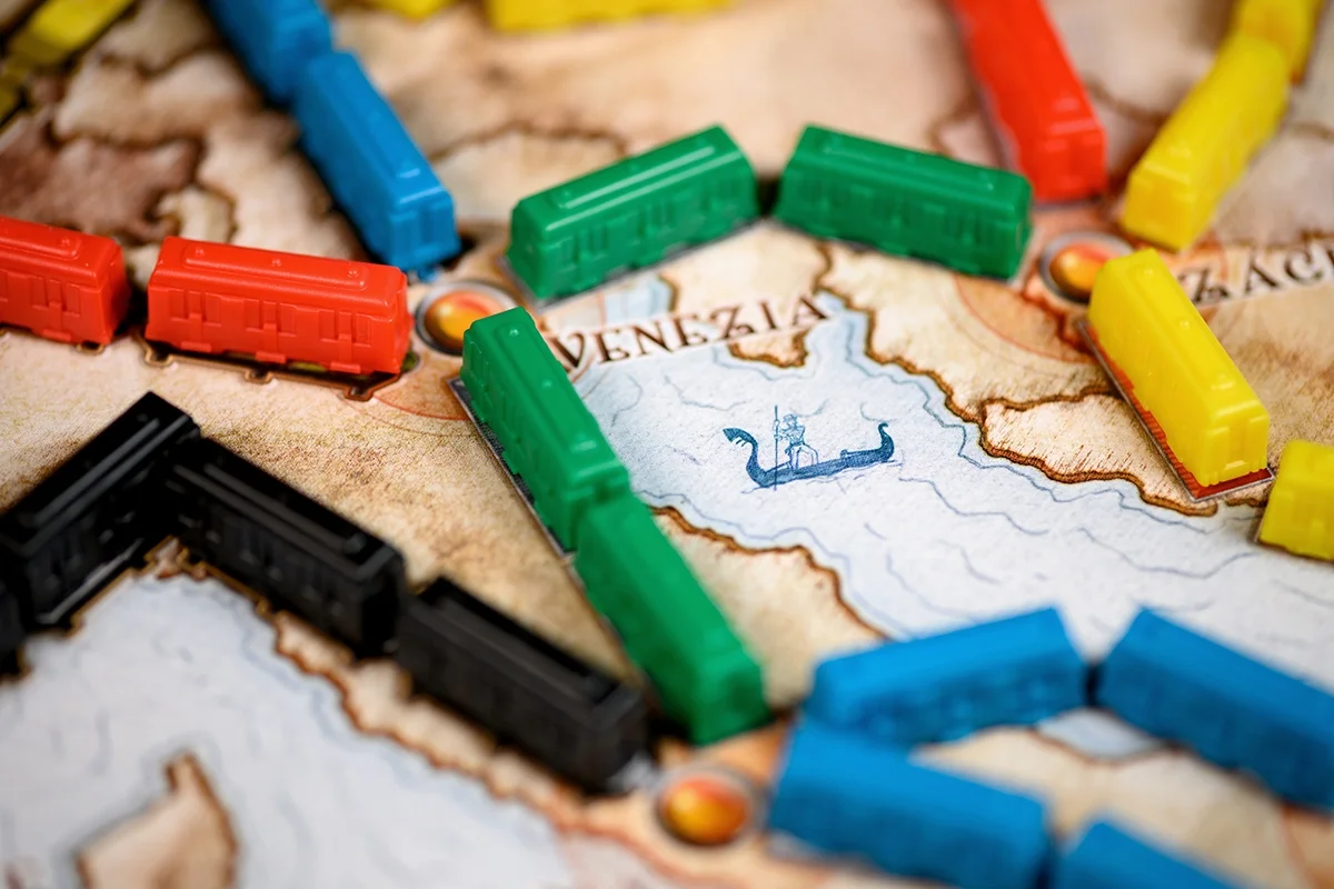 Bordspel Ticket to Ride detailfoto